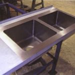 Custom stainless steel sink